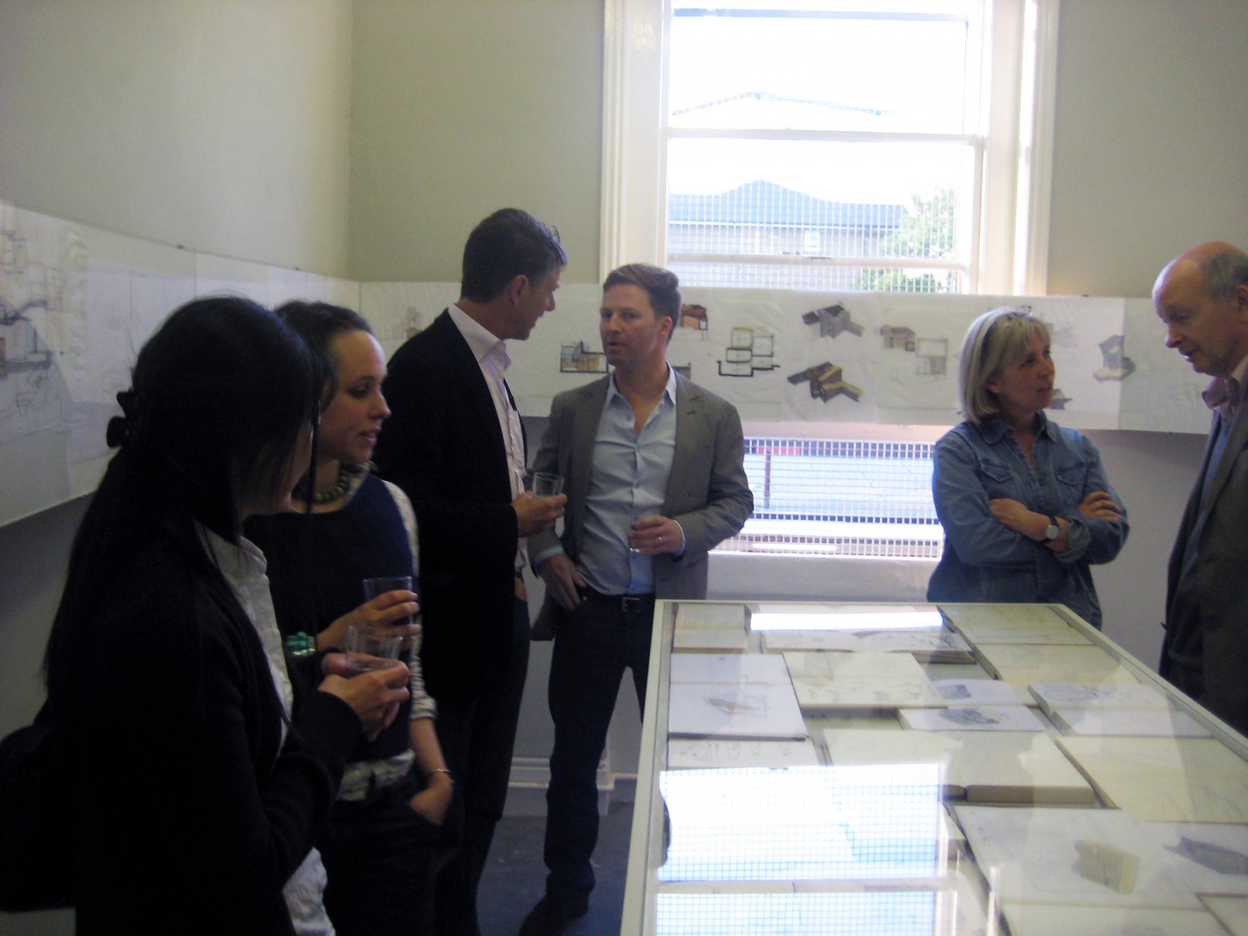 Jamie-Fobert-Architects-C4RD-Exhibition-Architecture-Sketch-Books-sketches-opening 1