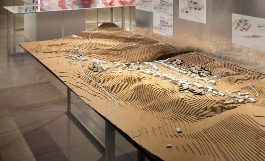 RIBA-at-home-exhibition-jamie-fobert-architects-handmade-architectural-model-cottage-village-affordable-housing 2