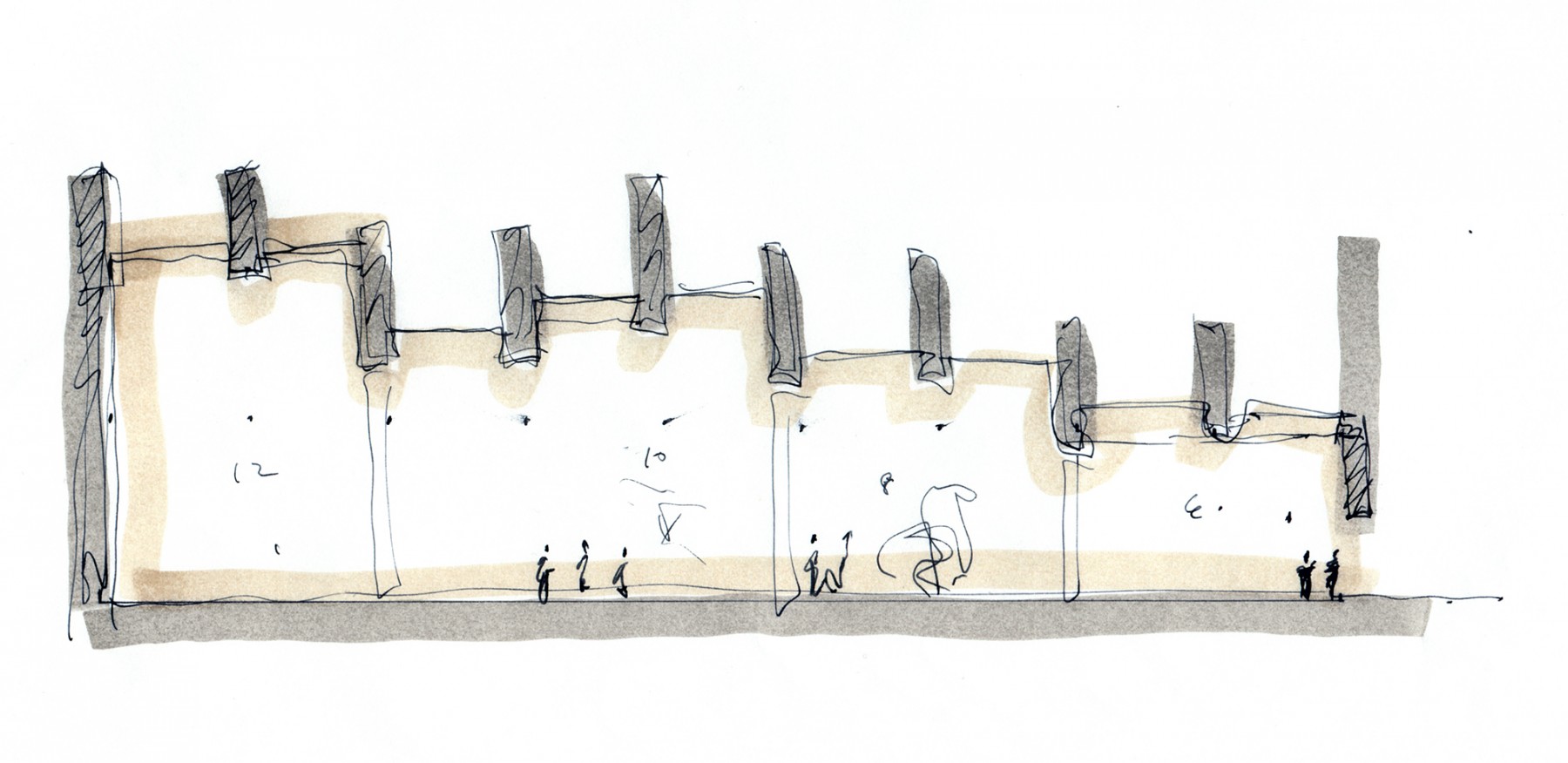 Victoria-and-Albert-Museum-V&A-competition-Exhibition-Road-gallery-London-Sir-Aston-Webb-design-short-list-Jamie-Fobert-architects-sketch