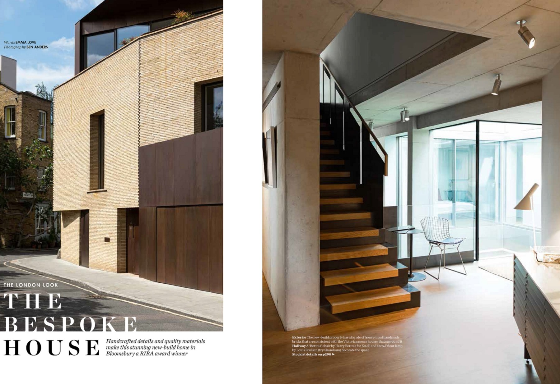 Levering-House-contemporary-modern-London-residential-home-Jamie-Fobert-Architects-Doughty-Mews-Elle-Deco