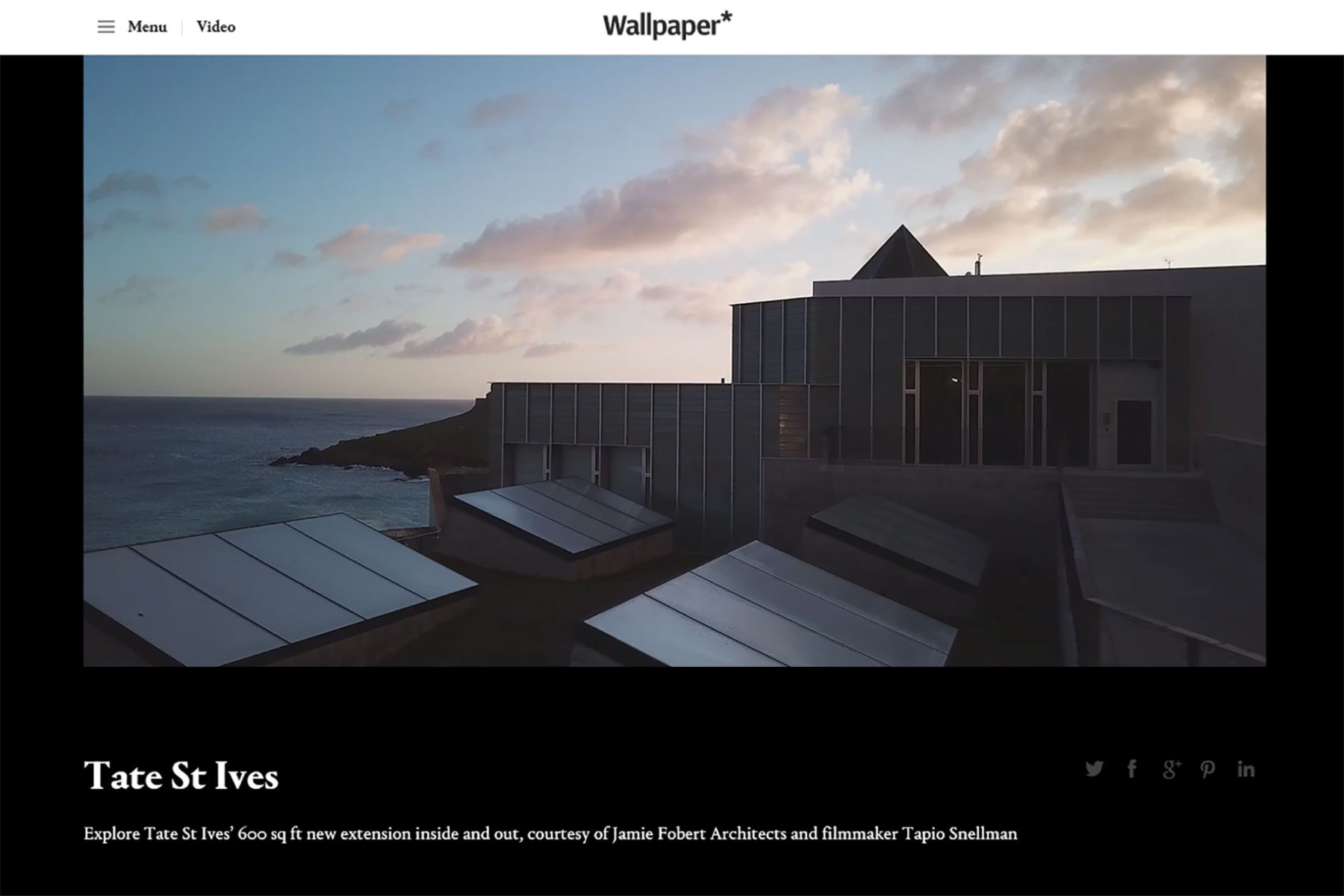 Jamie-Fobert-Architects-Wallpaper-Magazine-Tate-St-Ives-Cultural-Gallery-Modern-Contemporary-Project-Tapio-Snellman-Video