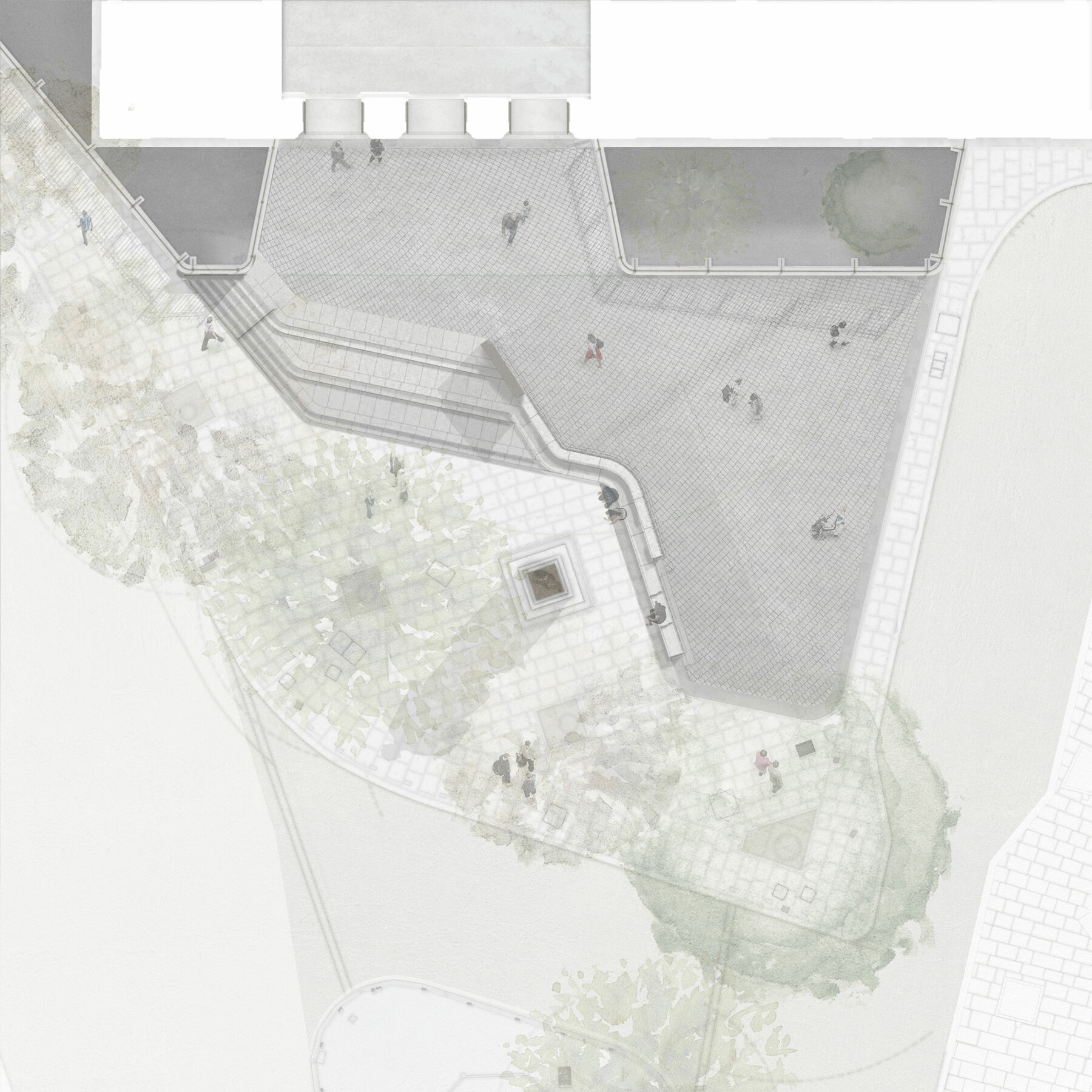 Jamie-Fobert-Architects-National-Portrait-Gallery-NPG-Forecourt-Surface-Plan